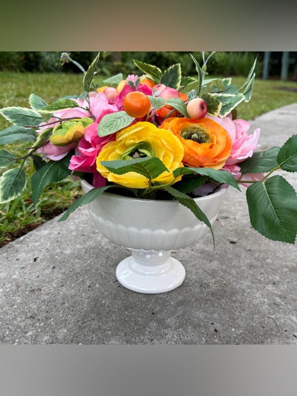 Vibrant Floral Arrangement - NWT